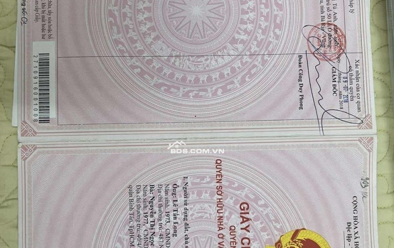 CẦN BÁN NHÀ MẶT TIỀN ĐƯỜNG NGUYỄN ĐÔN TIẾT, PHƯỜNG CÁT LÁI, QUẬN 2